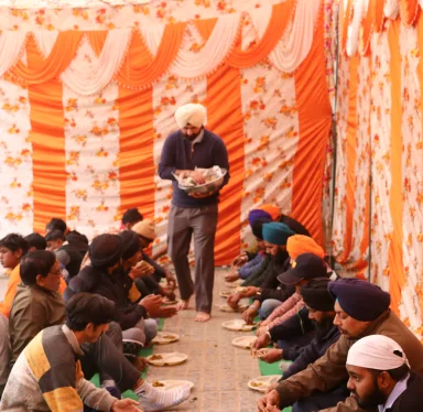 Langar Service on the occasion of Gurupurab